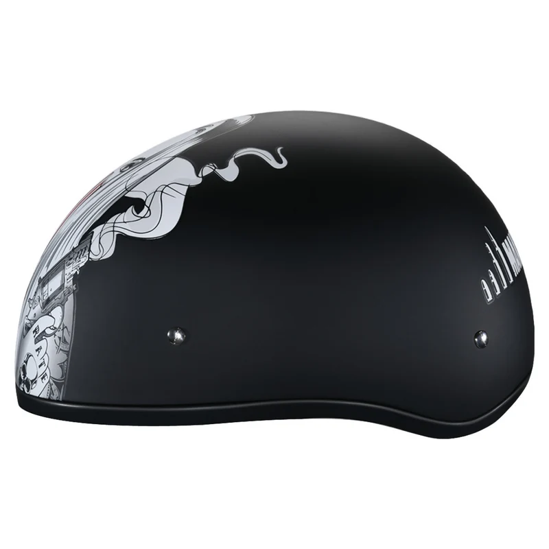 Daytona Skull Cap Make 'Em Pay Half Helmet