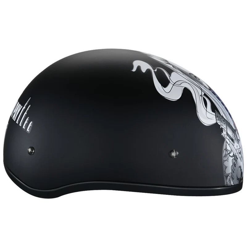 Daytona Skull Cap Make 'Em Pay Half Helmet
