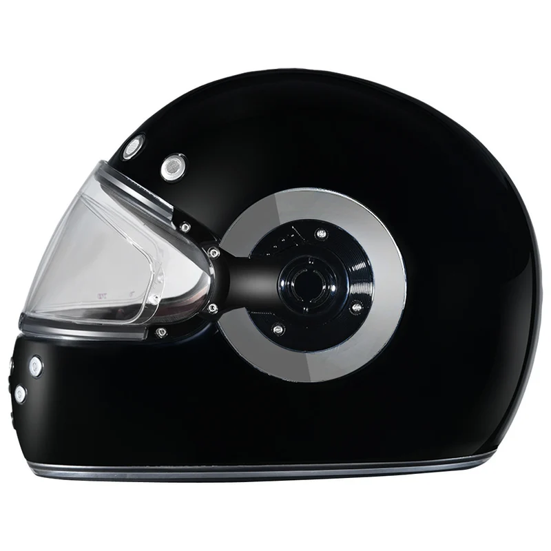 Daytona Retro Chrome Helmet