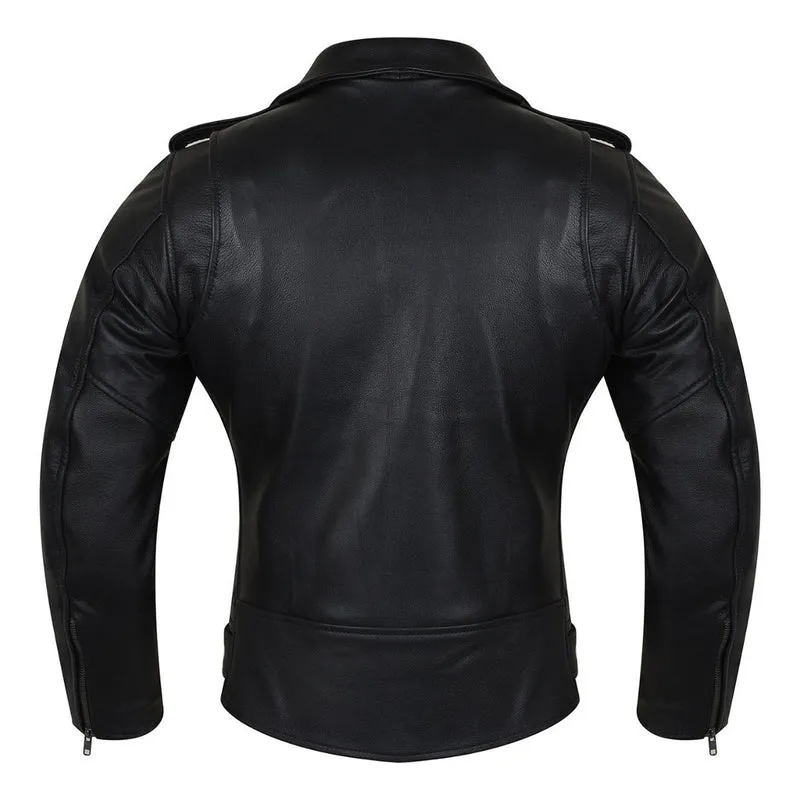 Vance Leather Ladies Premium Goatskin Classic Motorcycle Leather Jacket