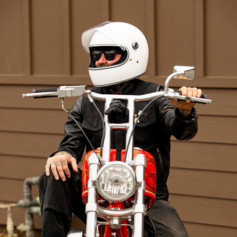 Biltwell Gringo S Solid Full Face Motorcycle Helmet