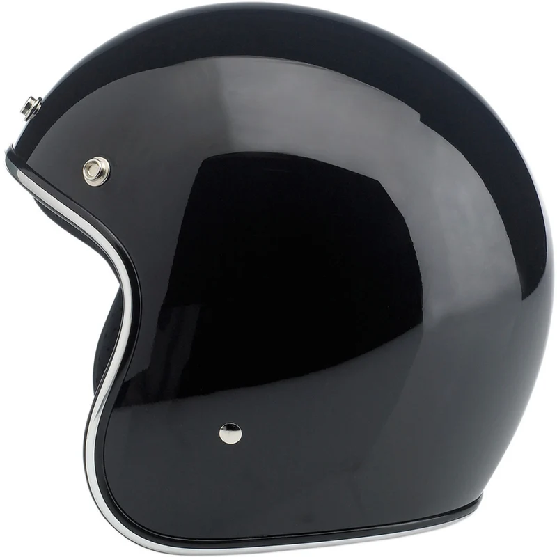 Biltwell Bonanza Black Open Face Helmet