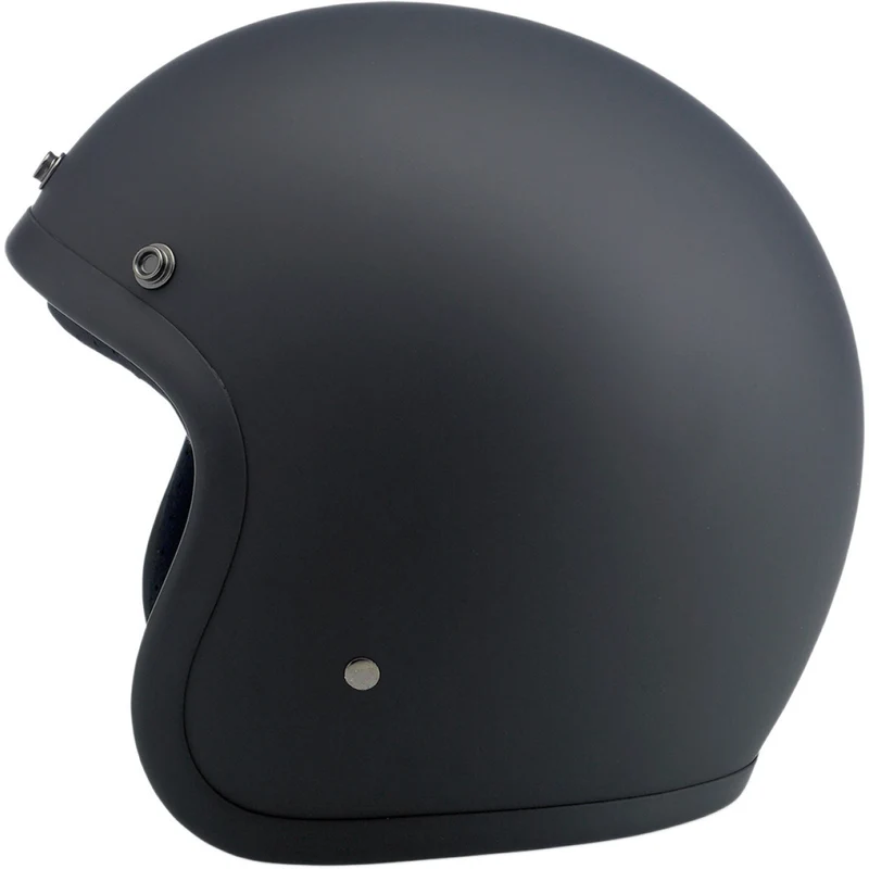 Biltwell Bonanza Flat Black Open Face Helmet