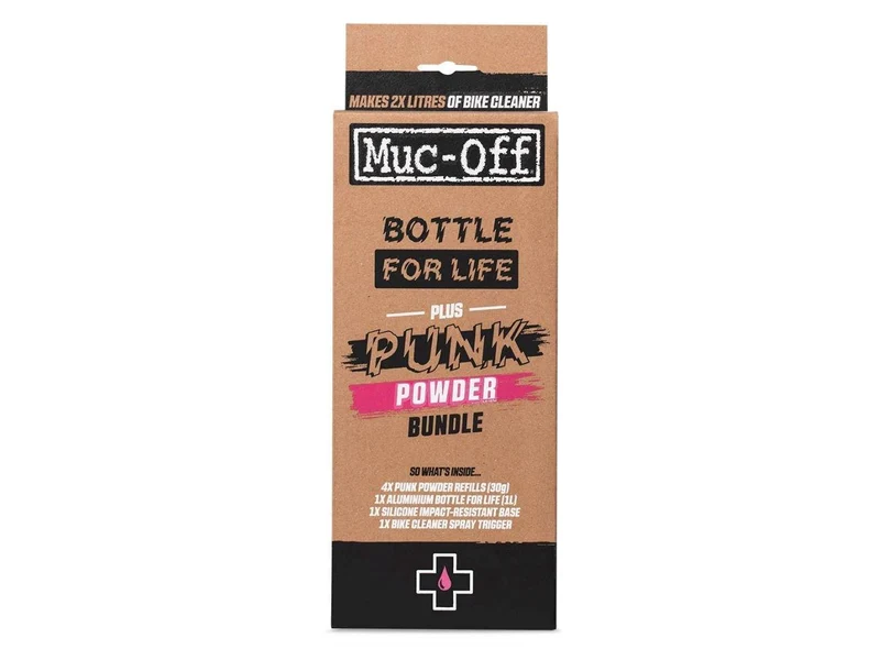 Muc Off Bottle For Life Bundle (inkl. 4 x Punk Powder)