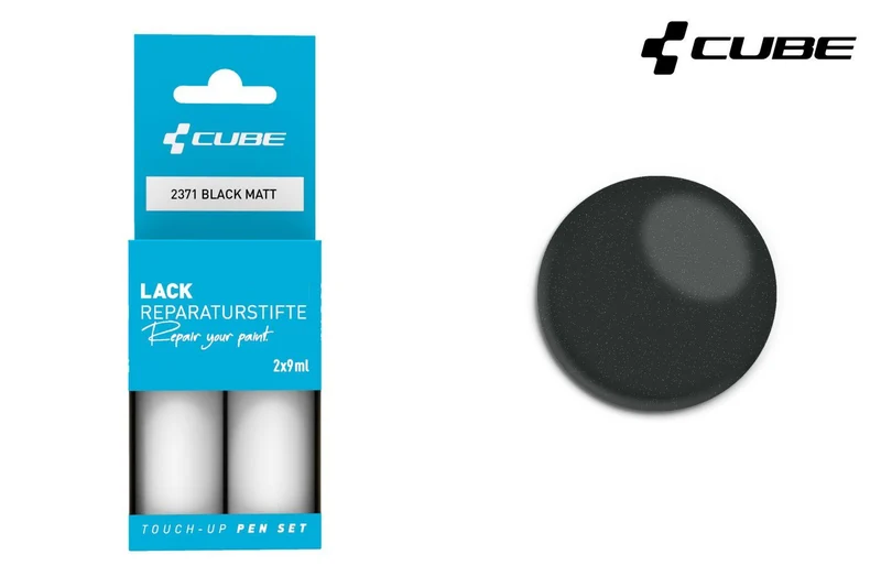 Cube Lackstift Set BLACK matt 2371