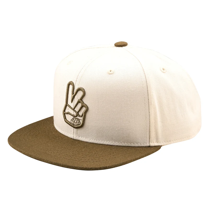 Troy Lee Designs Flat Bill Snapback Cap Peace