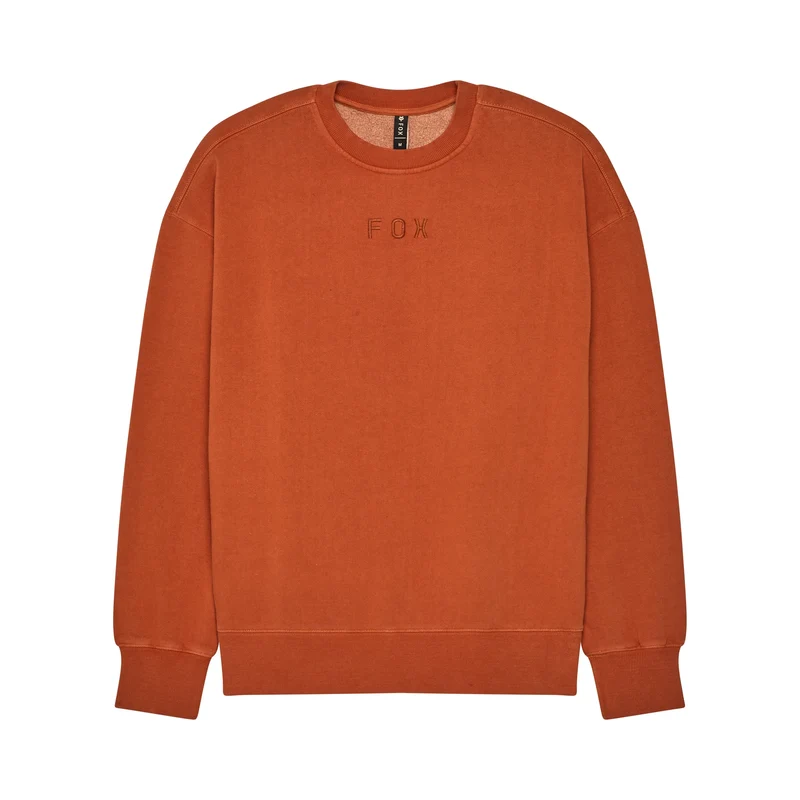 Fox Wordmark Oversized Fleece Crew