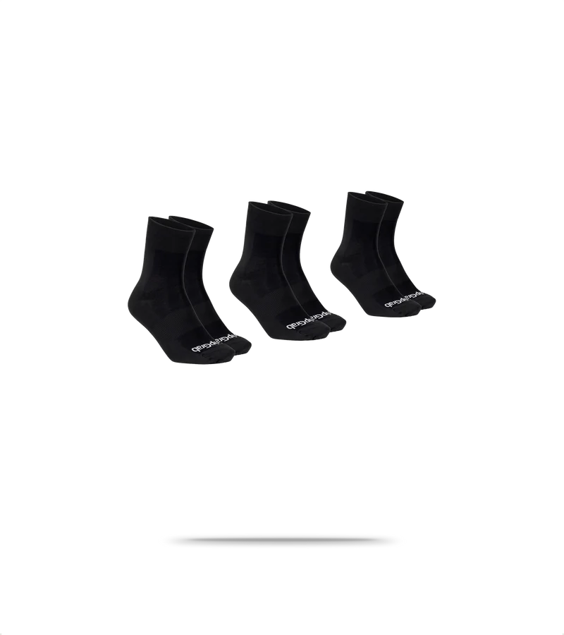 Lightweight SL Regular Cut Summer Cycling Socks 3-Pack