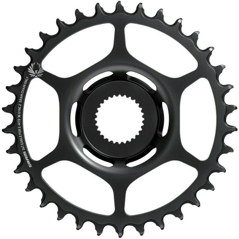 SRAM X-Sync Kettenblatt E-MTB 2 Eagle Kettenblatt E-MTB, Stahl, schwarz für Bosch Antriebe
