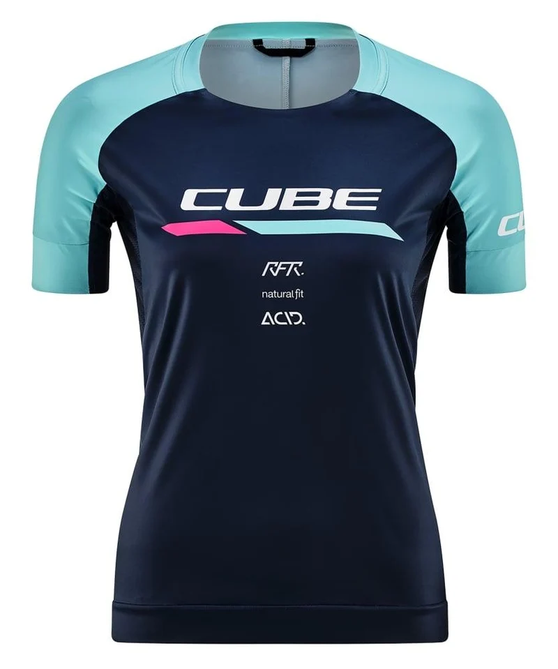 Cube TEAMLINE WS Rundhalstrikot kurzarm