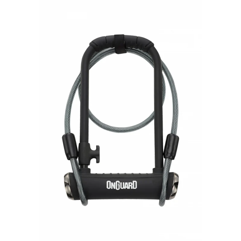 OnGuard Pitbull D-Lock Sold Secure Diamond & Cable